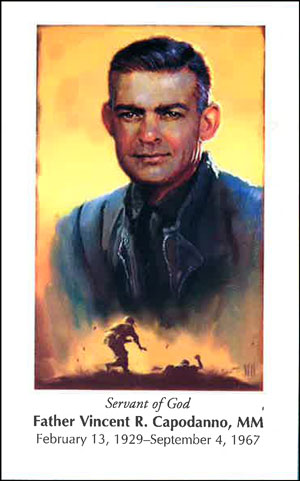 Father Vincent R. Capodanno, MM Color Prayer Card